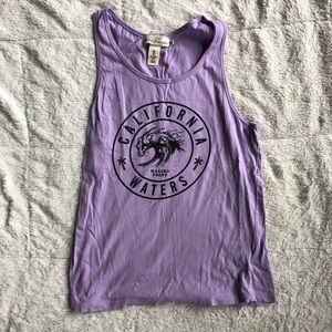 L.O.G.G. “California Waves” Purple Tank Top